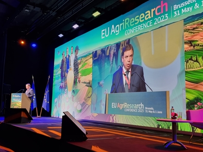 Hoy, en Bruselas, en la EU AgriResearch Conference 2023 foto 2