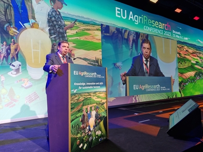 Hoy, en Bruselas, en la EU AgriResearch Conference 2023 