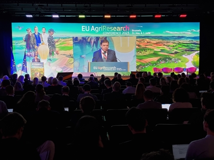 Hoy, en Bruselas, en la EU AgriResearch Conference 2023 foto 3