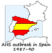AHS outbreak in Spain 1987-90