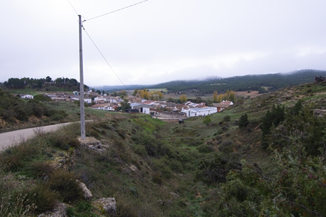 Views of Valdeganga de Cuenca before descending towards the village