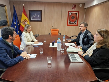 La secretaria general de Pesca se reúne con el nuevo director general de Política Marítima y Pesca Sostenible de Cataluña 