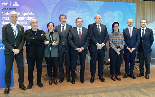 Hoy, en la presentación de un informe de KPMG sobre gastronomía española foto 4