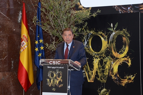 Hoy, en la clausura del I Congreso Mundial del Aceite de Oliva 