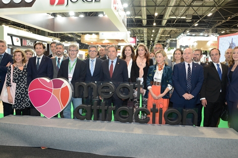 Hoy, en la inauguración de la VI feria Meat Attraction en Madrid foto 2