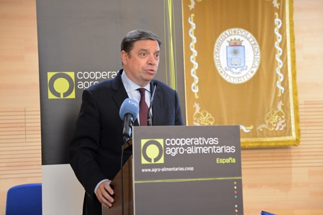 Hoy, en la clausura de la asamblea general de Cooperativas Agroalimentarias de España   foto 2