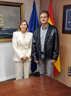 La secretaria general de Pesca se reúne con el nuevo director general de Política Marítima y Pesca Sostenible de Cataluña foto 2