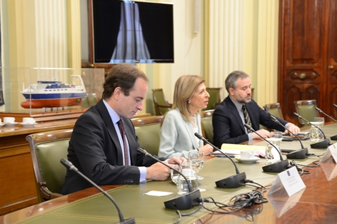 Hoy, durante una reunión en Madrid foto 5