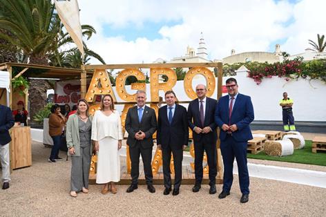 Hoy, en Lanzarote, en la inauguración de la feria Agrocanarias  