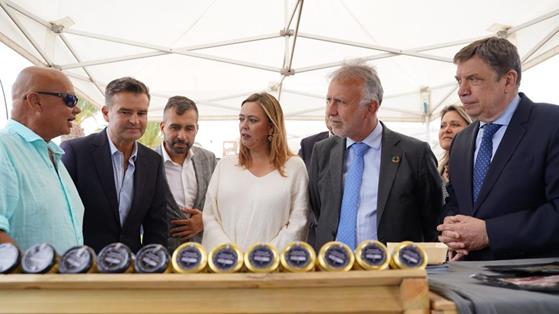 Hoy, en Lanzarote, en la inauguración de la feria Agrocanarias  foto 2