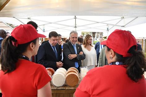 Hoy, en Lanzarote, en la inauguración de la feria Agrocanarias  foto 4