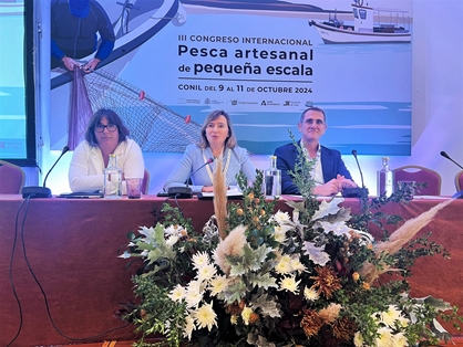 Hoy, en la clausura del III Congreso Internacional de Pesca Artesanal en Cádiz 