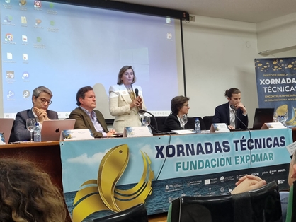 Hoy, en las 30ª jornadas técnicas de Expomar, en Burela (Lugo) foto 2